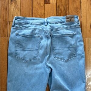 American Eagle  Women's Boot Cut Jeans - light blue - size 12 x-long - 36 inseam